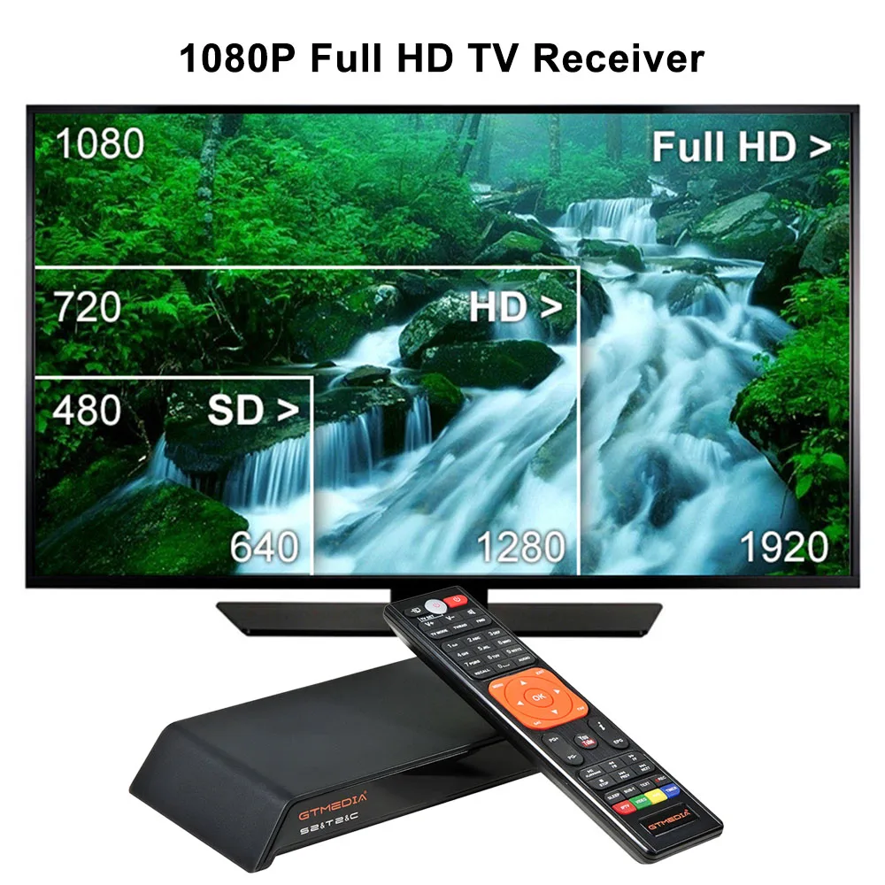 GTMEDIA V8 Pro2 DVB-S2 ТВ приемник HD 1080P телеприставка цифровой видео вещательный приемник Поддержка Wi-Fi H.265# Xj30