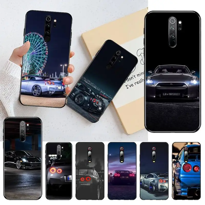 NBDRUICAI Nissan Skyline Gtr R34 Чехол черный мягкий чехол для телефона Redmi Note 8 8A 7 6 6A 5 5A 4 4X 4A Go Pro