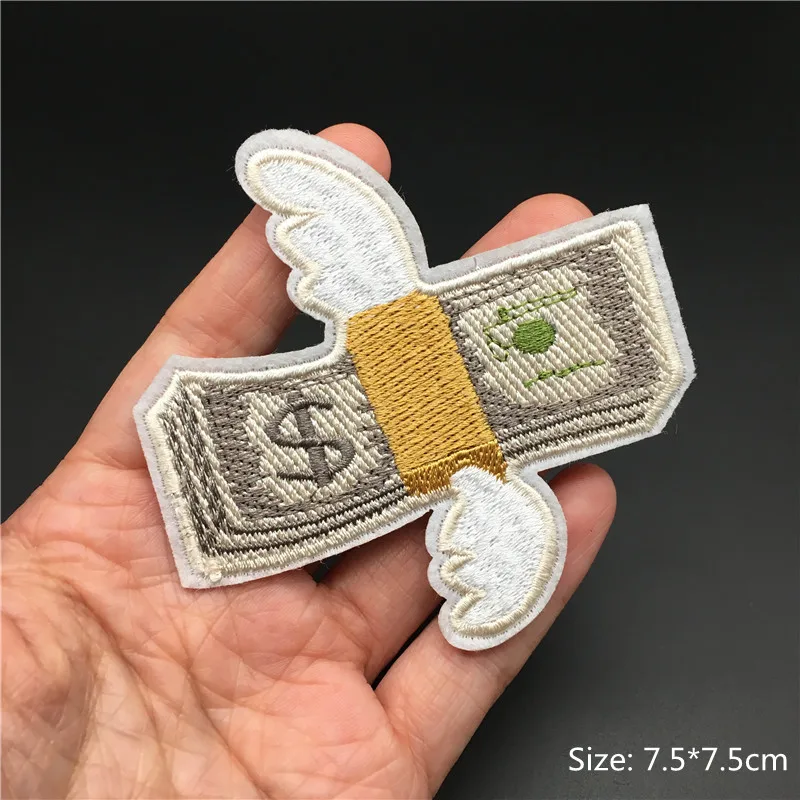 Poop Herz Banana Dollar Schädel Kleidung Stickerei Patch Eisen Auf Streifen Für Kleidung Aufkleber DIY Dekoration Applique – Detail 5