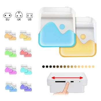 

LED Night Light Light Sensor Control UK EU US Plug Promise Dimming Nightlight Lamp For Kids Mini Living Room Bedroom Lighting