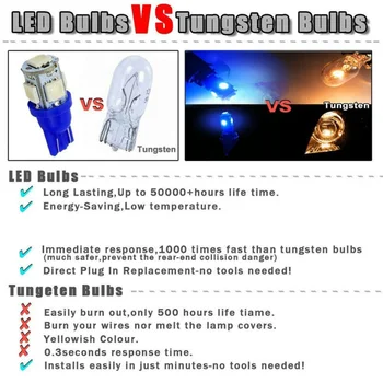 

Dashboard License Plate Light 5050 LED Lamp Set Accessories Universal Car