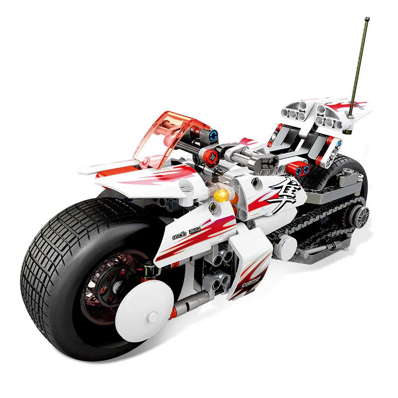 

Baby Semp 701500 Plot Mechanical Password Motorcycle Pull Back Car Children'S Educational Assembled Fight Inserted Boy Building