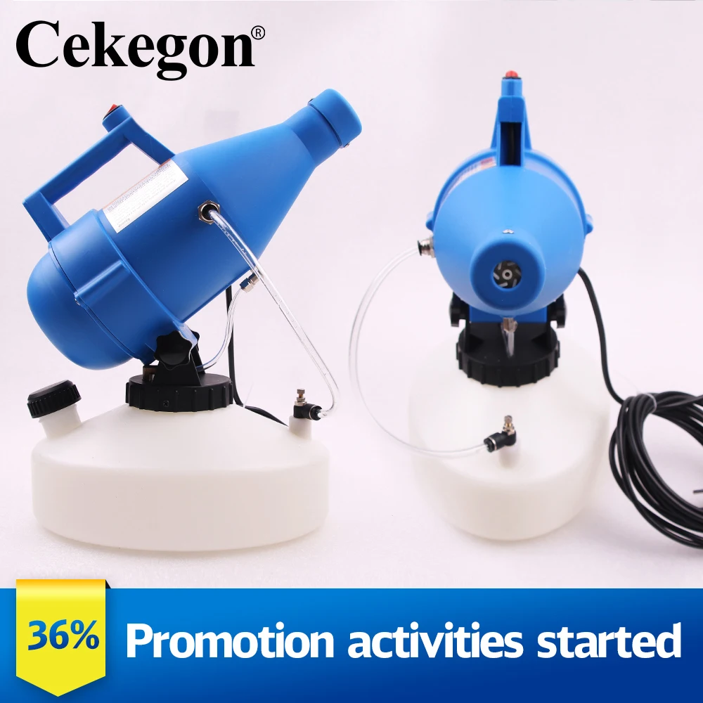 Portable Electric Sprayer Thermal Fogger Machine Disinfection Atomizer Pump Plastic Suitable for Farm Hotel School Courtyard | Дом и сад