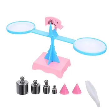 

1 Set of Student Tray Balance Kid Science Laboratory Equipment Simple Balance