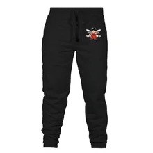 Мужские спортивные брюки для бега с принтом, зимние штаны для фитнеса, штаны для бега, хлопковые дышащие кислородные и бархатные теплые брюки