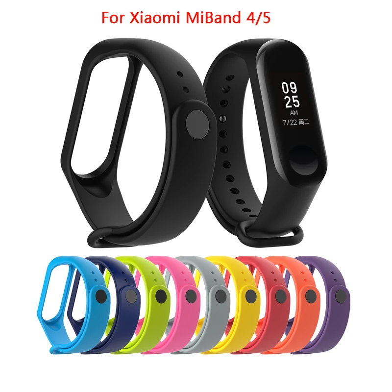 Ремешок из ТПУ и ТПЭ для Mi Band 4 5 сменный мягкий браслет Xiaomi | Электроника