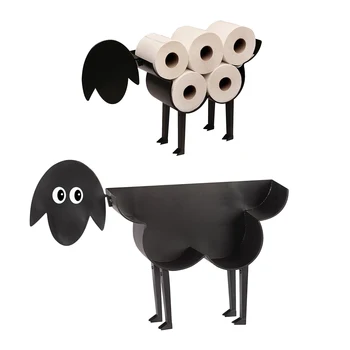 

Novelty Sheep Toilet Roll Holder Bathroom Accessories Decorative Home Decor Indoor Bath Room Roll Holder
