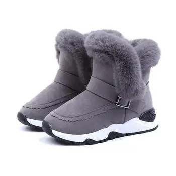 

Russian Children Fashion Boots Winter Wool Teen Girls Warm Boot Big Boys Snow Boots Leather Sneakers Baby Kids