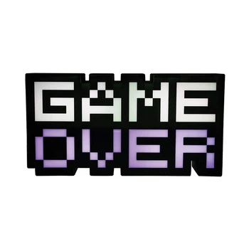 

GAME OVER Sign Voice Control Game Icon Light Acrylic Atmosphere Neon Bar Decor 91AD