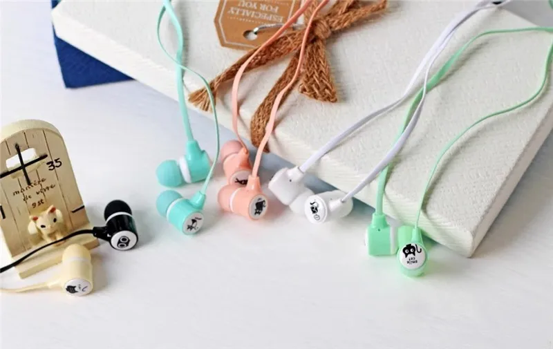 Милые кошачьи проводные наушники для девочек детские 3,5 мм наушники Музыкальная гарнитура наушники для iPhone 6 samsung XIAOMI MP3/4