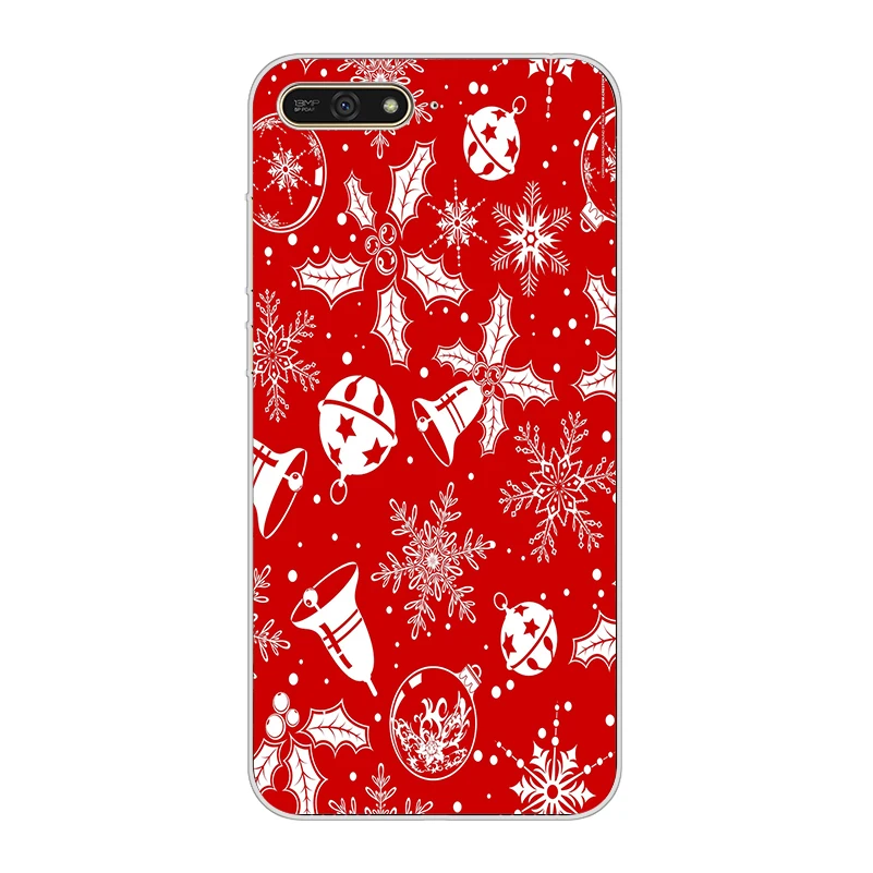 Крышка звонка ciciber с Рождеством для huawei Y9 Y7 Y6 Y5 Y3 Prime Pro, чехлы для телефонов Capinha Coque из мягкого ТПУ