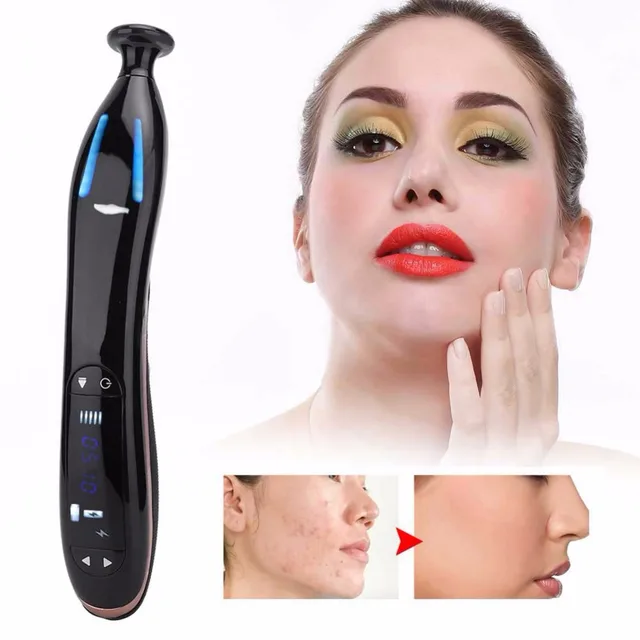 Electric Acne Remover Point Ozone Pimple Freckle Spots Blackhead Removal Skin Rejuvenation Deep Pore Cleaning Beauty Machine