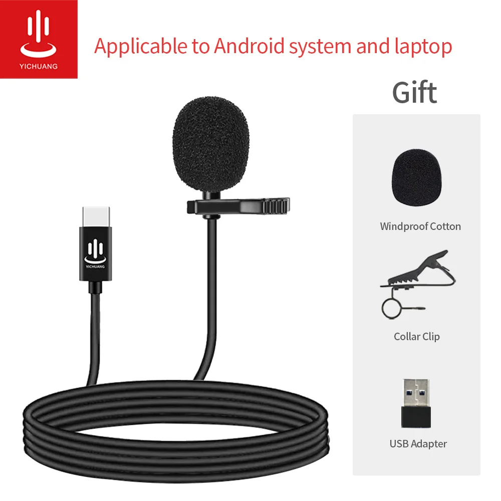External 3.5mm Clip-on Microphone For PC Laptop Smart Phones UK