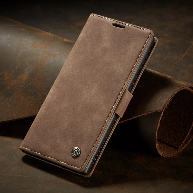 

Luxury Flip Cover For Samsung Galaxy Note10 Note 10 Plus Pro Genuine Real Leather Wallet Card Holder Phone Case