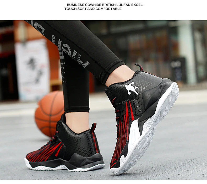 New Brand Mens Basketball Shoes Retro Basketball Boots High Ankle Jordan Shoes Zapatillas De Baloncesto Plus Size Mens Sneakers