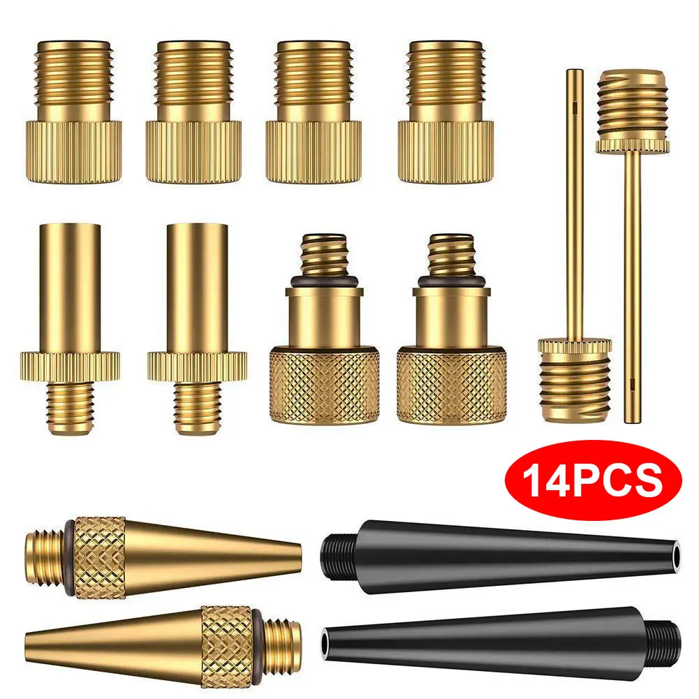 Bike Maintenance & Tools 24pcs Copper Bicycle Valve Adapter Set Bike