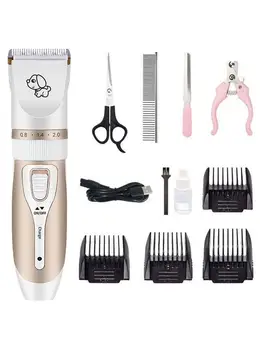 

Pet Dog Clippers Low Noise USB Rechargeable Cordless Pet Grooming Tool Professional Dog Hair Trimmer