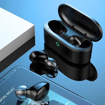 

ALLOYSEED C2 TWS Wireless Bluetooth 5.0 Earphone Stereo HiFi Mini In-ear Sports Running Headset Earbuds For iOS/Android Phones