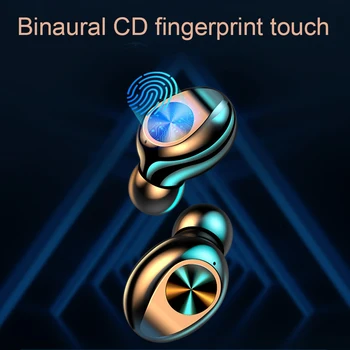 

Bluetooth 5.0 Stereo Sound Touch Control Sports Ergonomic Noise Reduction Deep Bass Earphone With Charging Case Wireless Earbuds