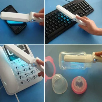 

Hand Held UV Anti-Mite Lamps Germicidal Light Ultraviolet Rays Tools No Battery For Asthma And Allergies