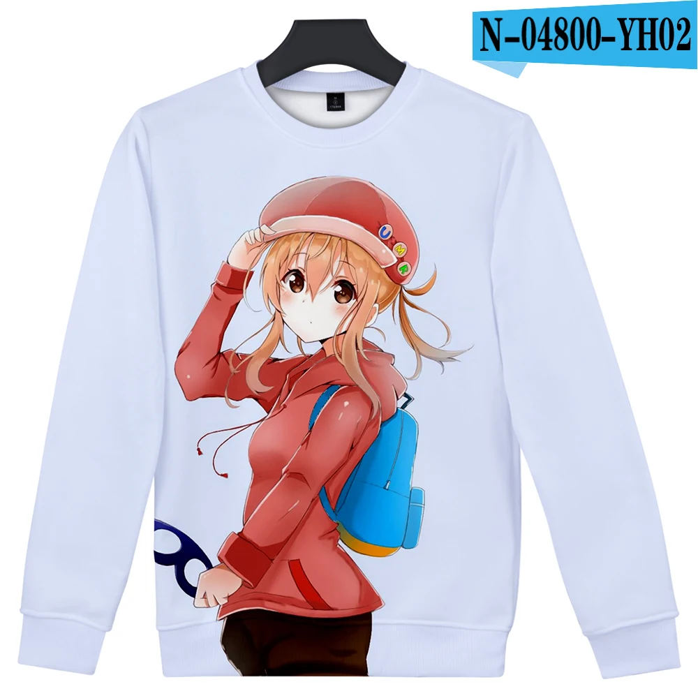 Himouto! Уличная Толстовка Umaru-chan с круглым вырезом и длинными рукавами, хлопковая Толстовка Harajuku, Весенняя Толстовка для женщин - Цвет: F