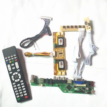 

For M170XW01 V1 V2 V3 4CCFL LVDS 20Pin LCD display panel T.V53 drive card board Inverter+Remote+keyboard HDMI VGA AV USB RF Kit