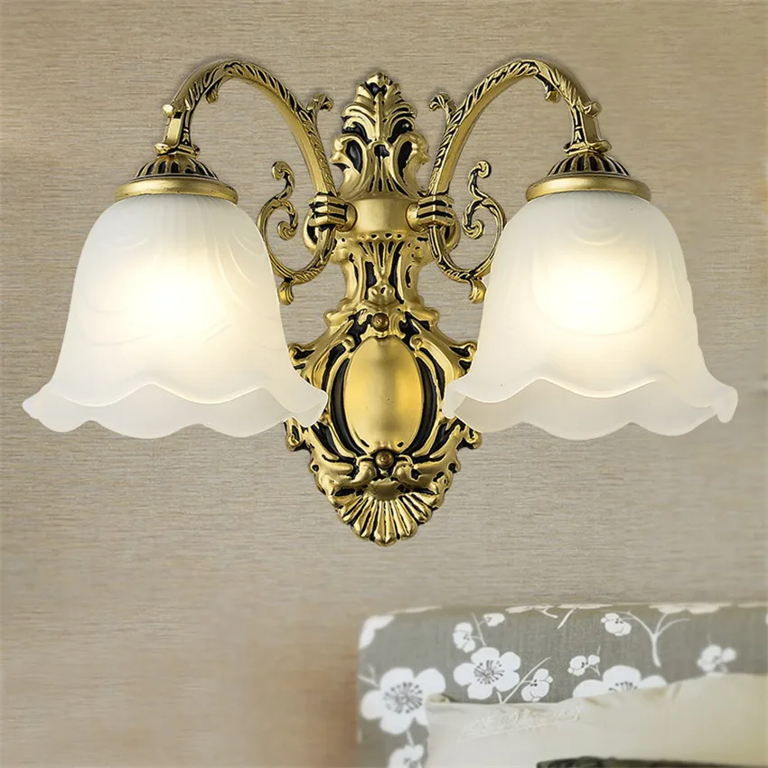 Американский стиль железные настенные бра современный Ретро балкон спальня