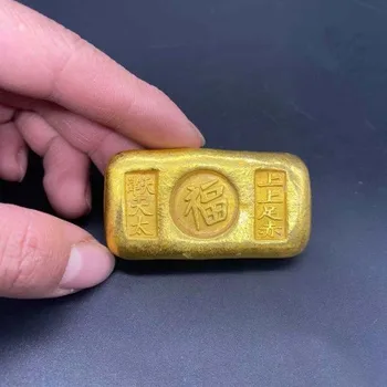 

Exquisite retro longevity gold bar