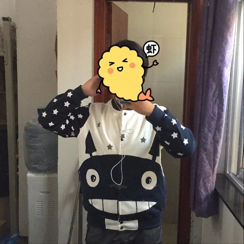 Аниме Tonari no Totoro унисекс Топ Униформа COS пальто для мужчин женщин Косплей бейсбольная куртка новинка