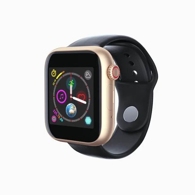 W34 Bluetooth Смарт часы с функцией вызова ЭКГ пульсометр Часы SmartWatch iwo 8 lite для мужчин и женщин для Android iPhone PK iwo 8 10 Часы - Цвет: Black Gold