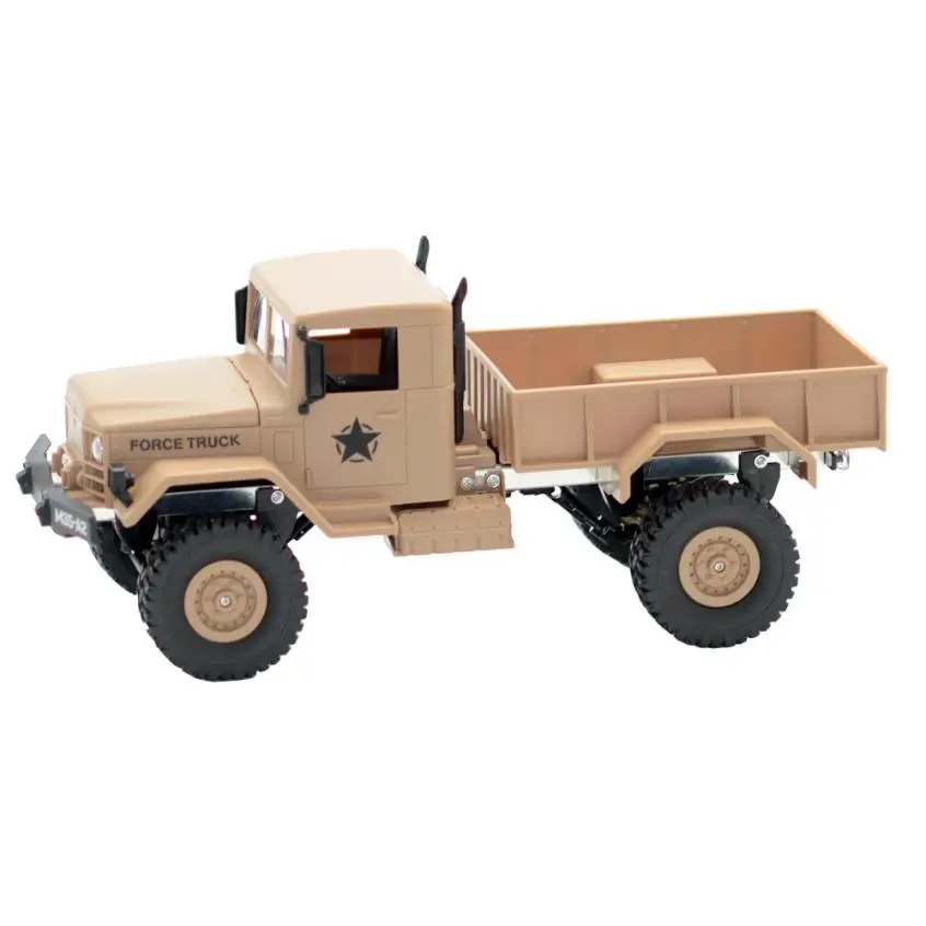 YE Военный Радиоуправляемый грузовик армии 1:16 4WD гусеничные колеса гусеничный внедорожный автомобиль RTR игрушка радиоуправляемые автомобили новые игрушки для грузовых автомобилей RC W805 - Цвет: YE
