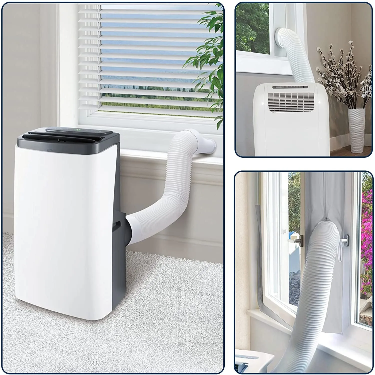 Universal Mobile Air Conditioner Exhaust Pipe Telescopic Heat Exhaust