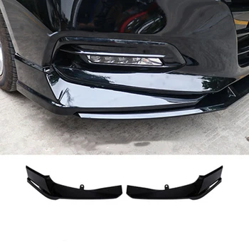 

2Pcs ABS Front Bumper Side Piece Molding Trims For Honda Accord 2018 2019 Black