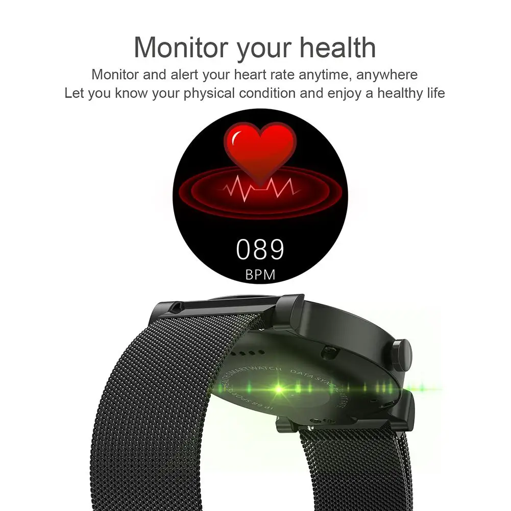 1.3-Inch Smart Wristband Watch Smart Voice Bluetooth Call Photo Heart Rate Blood Pressure Blood Oxygen IP67 Sports Bracelet