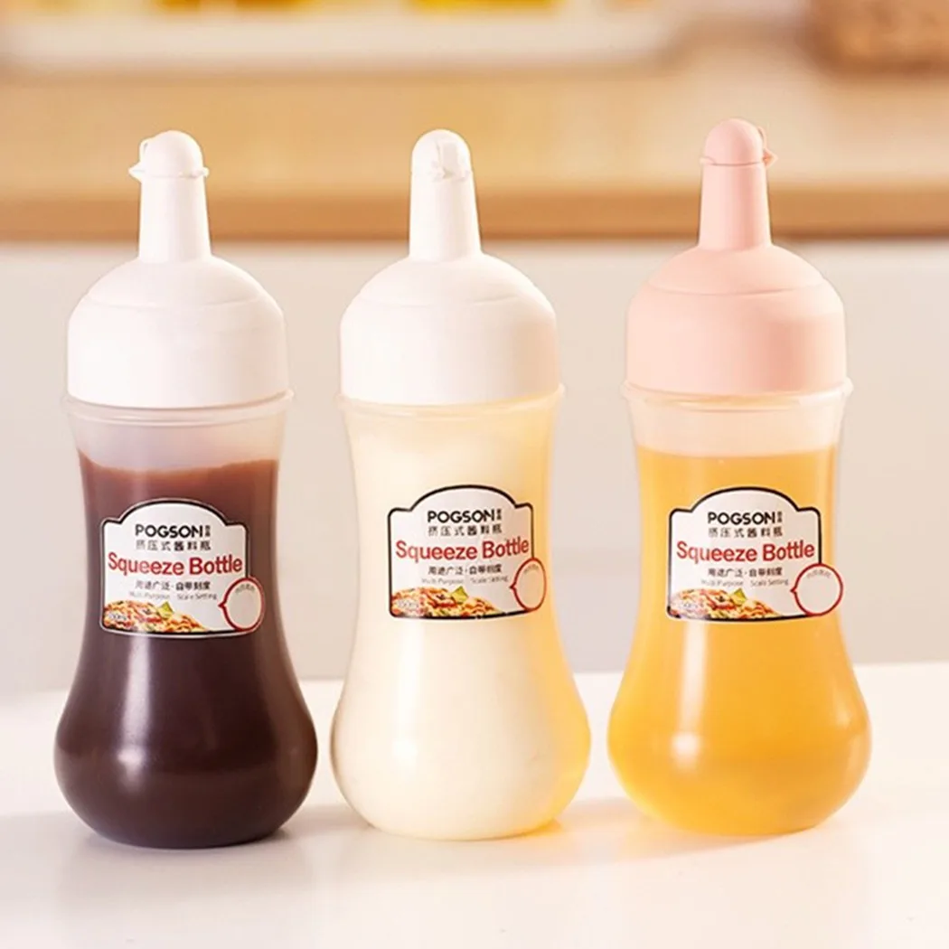 Condiments Sauce Squeeze Squirt Bottle Kitchen Syrup Salad Dressing Oil