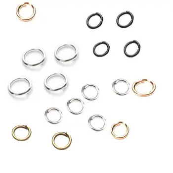 

7 mm*0.9mm New Products link loop silver color Gold Rhodium Black Bronze Open Jump Ring for DIY Jewelry Findings Connector