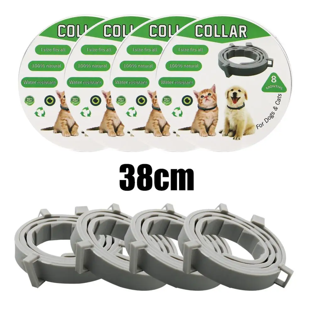 2019 Removes Flea And Tick Collar Dogs Cats Up To 8 Month Flea Tick Collar Anti-mosquito and insect repellent new