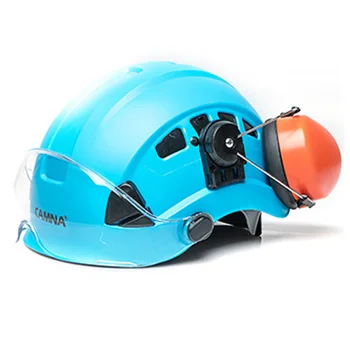 

Cave exploration Helmet Industrial Mountaineering Climbing Set Earmuffs