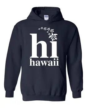 

Hawaii Sea Turtles Maui Kauai Oahu Hawaiian Islands Unisex Hoodie Sweatshirt (5XLNB) Navy Blue unisex men women hoodie