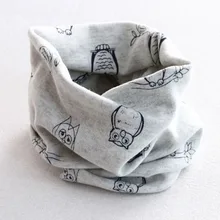 Модный многофункциональный хлопковый зимний детский шарф с героями мультфильмов, толстые теплые шарфы для мужчин и женщин