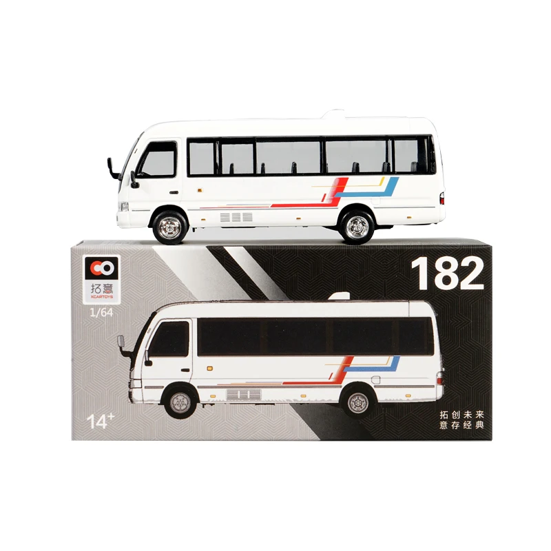 XCarToys 1:64 Toyota Coaster Bus Diecast Model CarDiecasts & Toy 