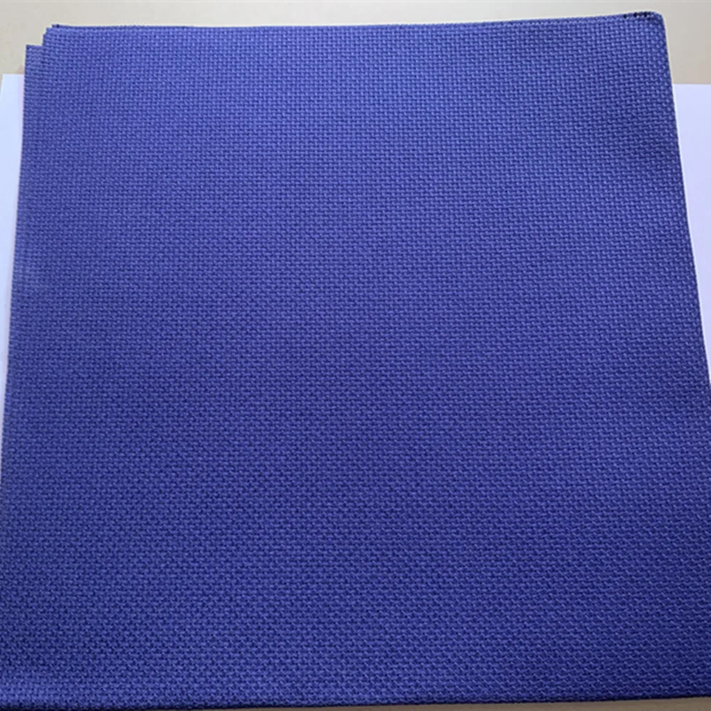 2PCS 50X50cm 100% Embroidery Cotton Aida 14 CT Cloth Craft FabricCross Stitch Fabric DIY Needlework 7 Color Choice