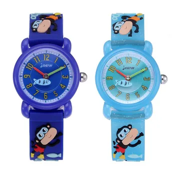 

Kids Watch 3D Monkey Diving Silicone Straps Wristwatch Waterproof Quartz Watch for Small Boy Girl Cute Clock Montre Enfant