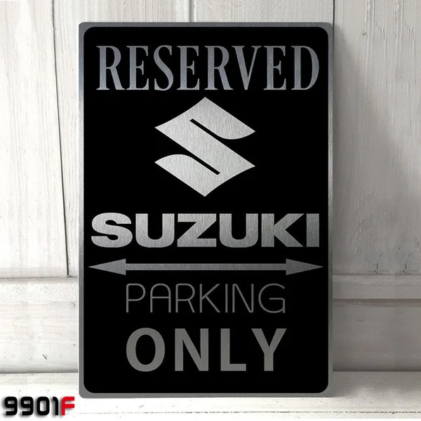 

Suzuki Parking Only Metal Tin Sign Metal Sign Home Garage Man Cave Pub Bar Wall Decor Wall Poster(20cmx30cm)