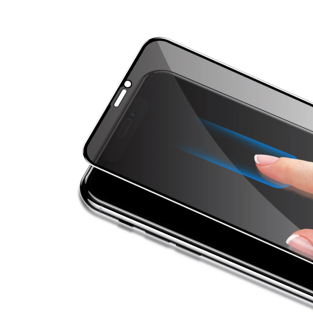 Закаленное стекло Meeker для iphone 7 8 plus X XS max XR стекло 3D антибликовое полное покрытие Защита экрана для iphone X XR XS MAX