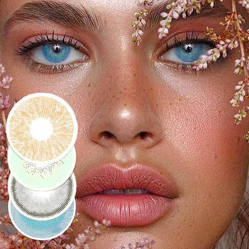 

2pcs/pair Natural Series Colored Contact Lenses for eyes Colored Eye Lenses Color Contact lens Beautiful Pupil