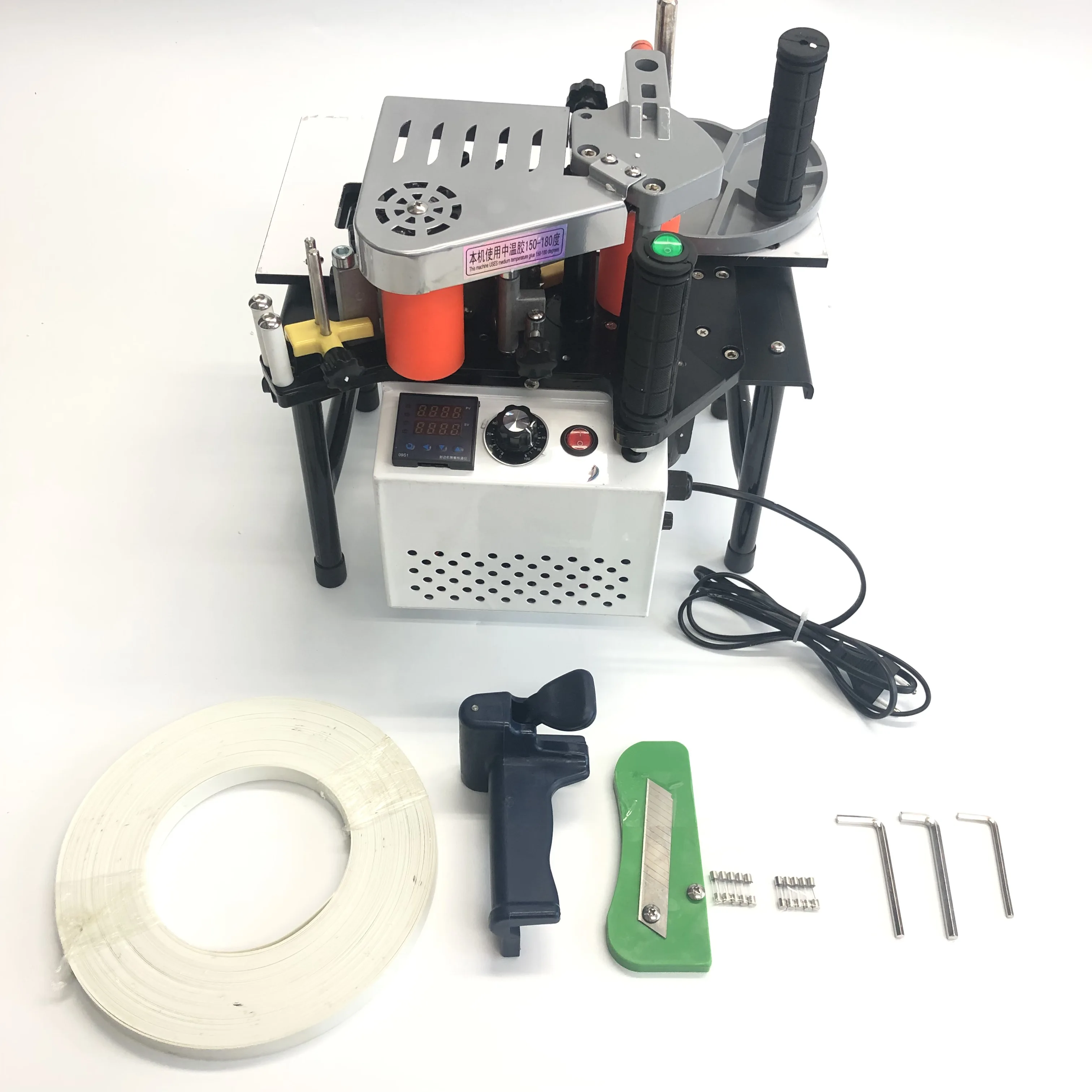 Woodworking Machinery Edge Banding Machine PVC Portable Edge Banding Machine 220V / 110V 1200W