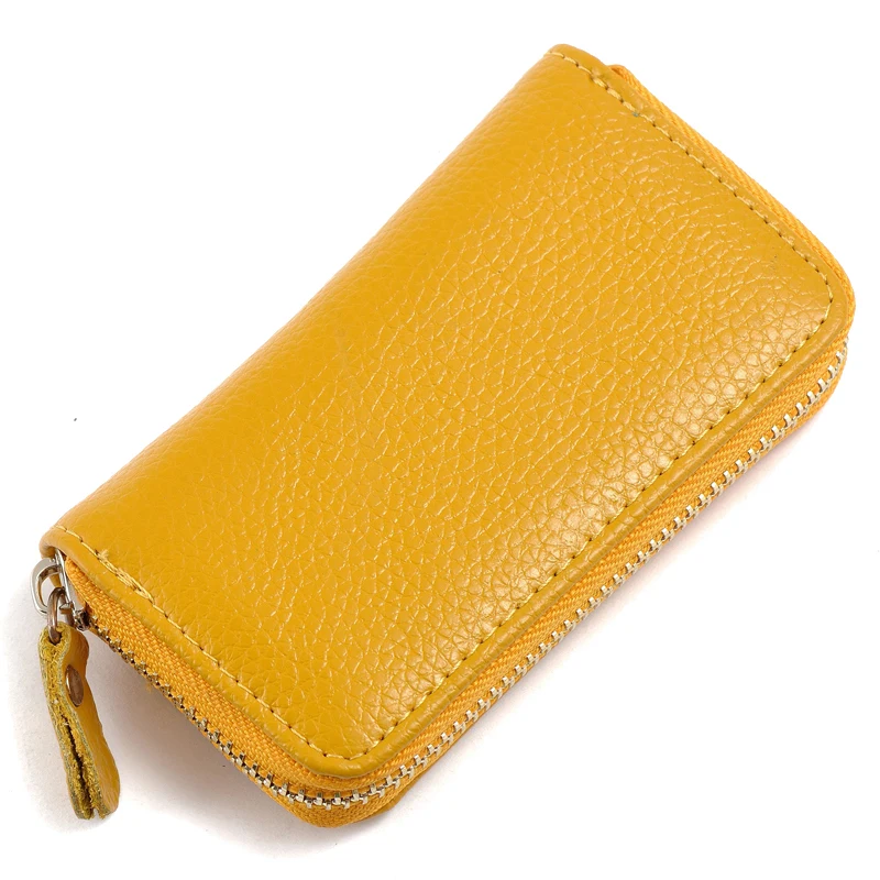 Кошелек на молнии для мужчин и женщин бумажник из воловьей кожи автомобильных