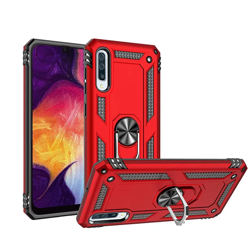 Противоударный чехол для мобильного телефона Чехлы для samsung Galaxy A60 A70 A80 A90 магнитный держатель для мобильного телефона Противоударная защитная задняя крышка для телефона повышенной прочности с протекторным рисунком и чехлы