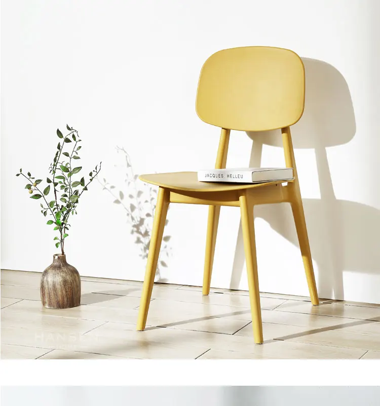 Современный обеденный стул в скандинавском стиле, мебель для дома, для спальни, компьютерный стол, стул, задний стул, пластиковый кофейный стул для отдыха